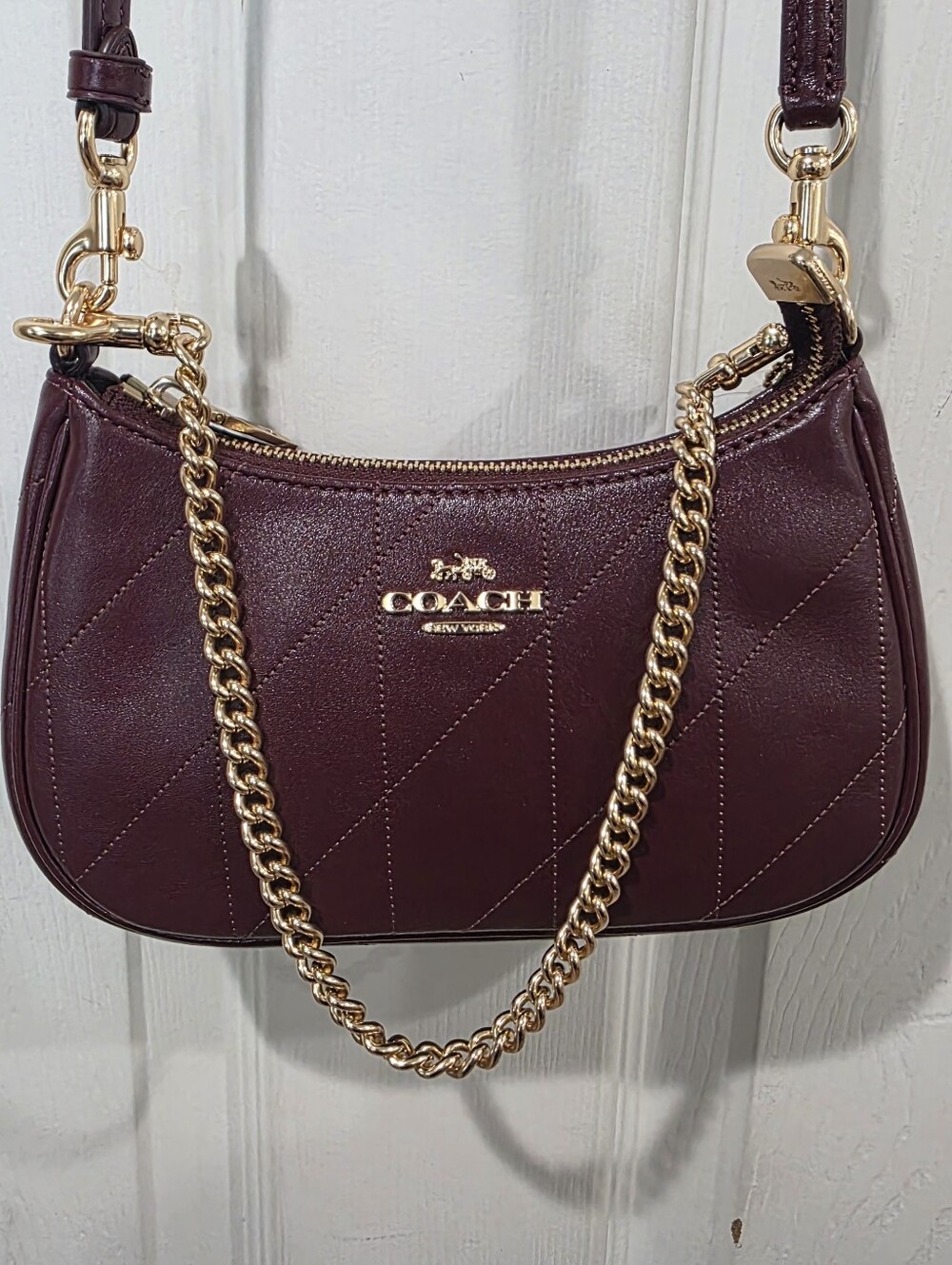 Coach Teri Quilted Shoulder Crossbody Bag - Picture 3 of 9